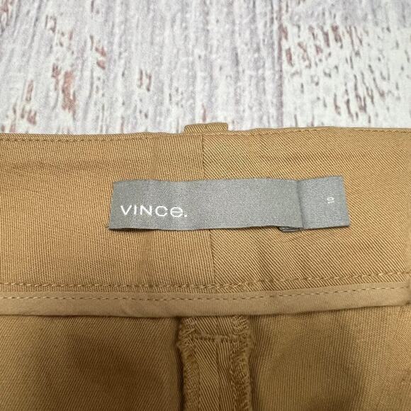 NWT Vince Coin Pocket Chino SIZE 10 Khaki Straight Leg Cropped Pants NEW - Picture 4 of 10